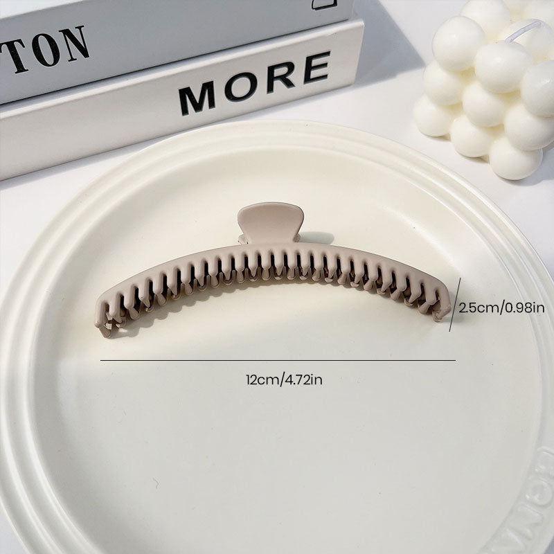 Elegant Frosted Gripper Hair Clips for Women