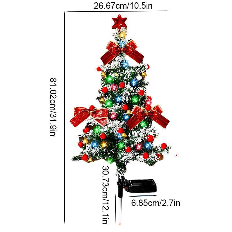 Bowknot Christmas Tree Ground Stake Light