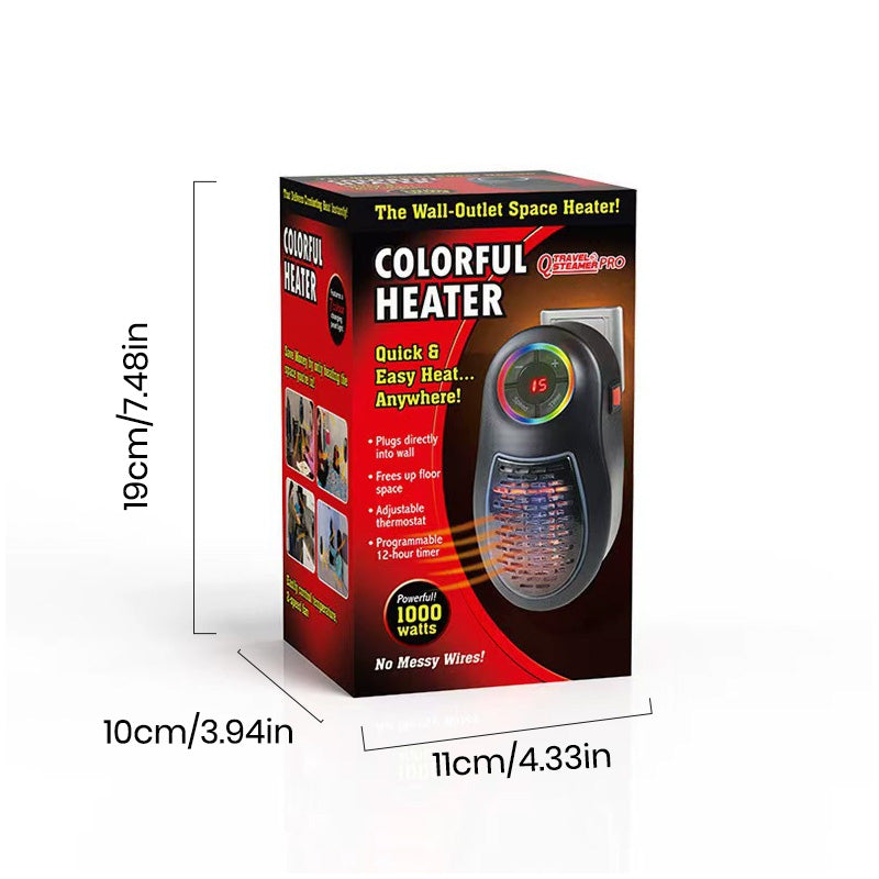 Portable fan mini heater