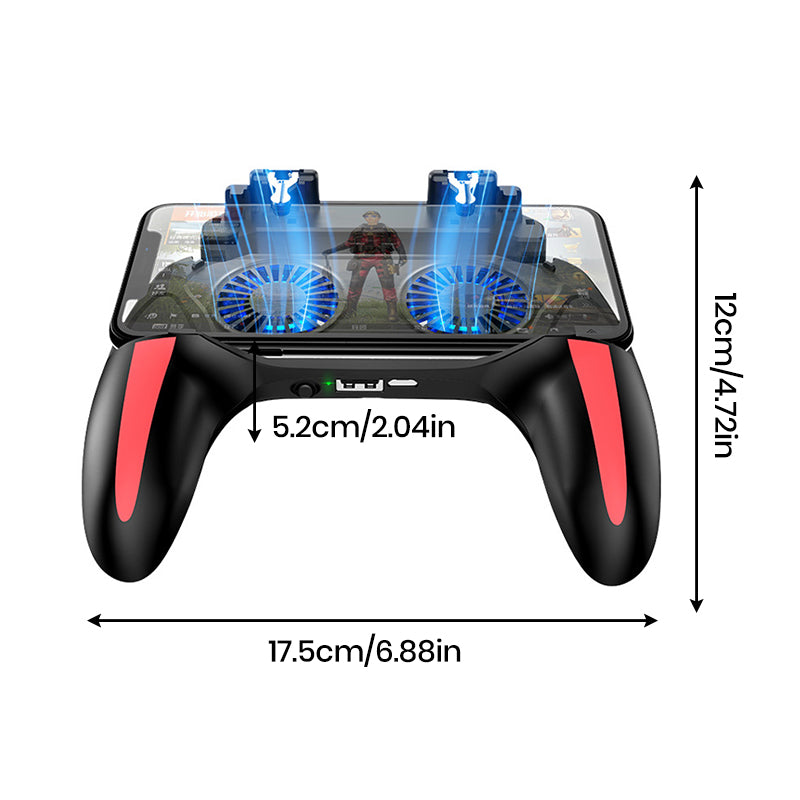 Game handle mobile phone radiator
