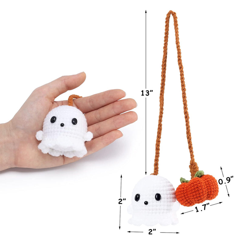 Ghost Knitted Wool Pendant