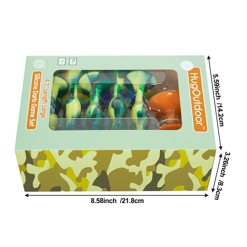 HugOutdoor 10Pcs Colour Suction Cup Darts