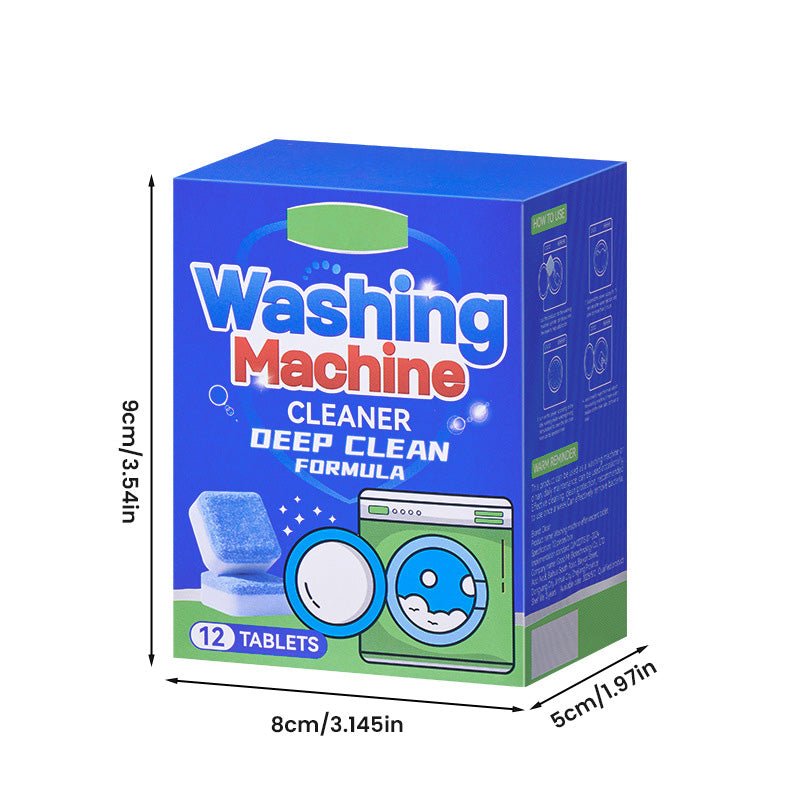 Washing machine effervescent tablets