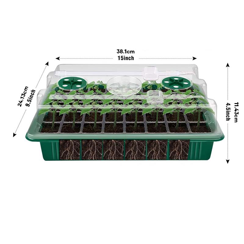 2 Pack Seed Starter Tray with Grow Light