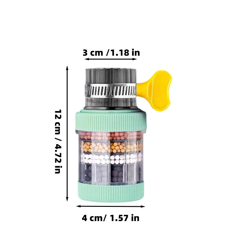 Splash-Proof Faucet Filter Attachment