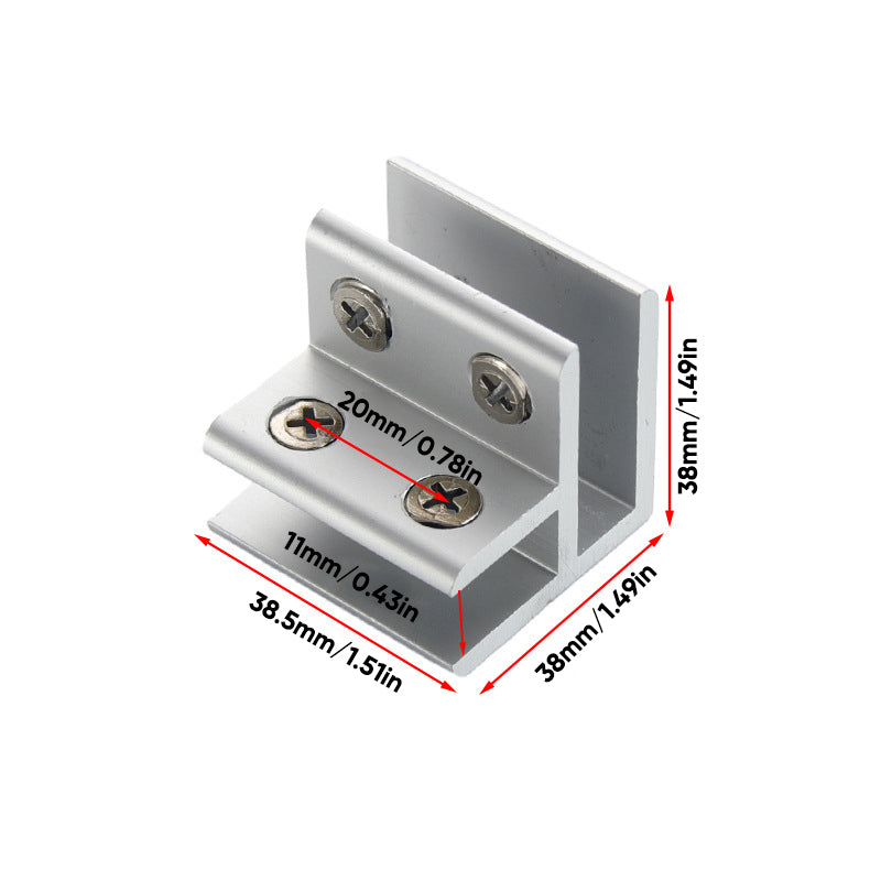 Aluminum Alloy Glass Fixing Clip