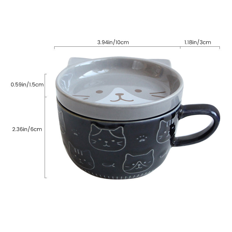 Milk Mug with Lid