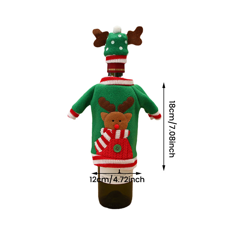 Santa Claus Beer Bottle Cover