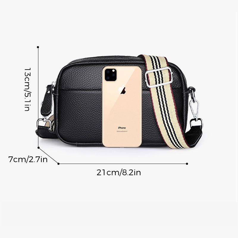 Wide Strap Crossbody Bag