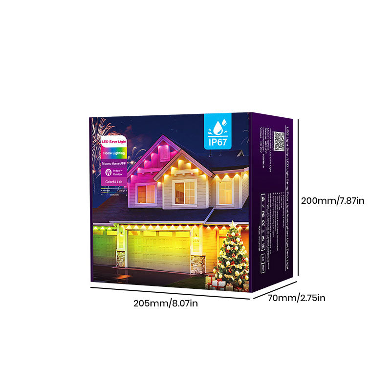 Connectable Outdoor Waterproof Eave Lights
