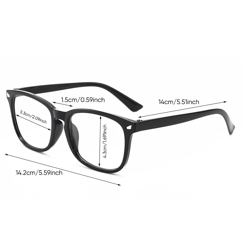 Classic Clear Anti-Blu-ray Glasses