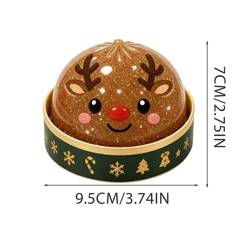 Christmas Baozi Glitter Jelly Stress Relief Squishy Toy