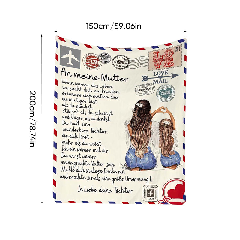 “An Meine Mama” Blanket