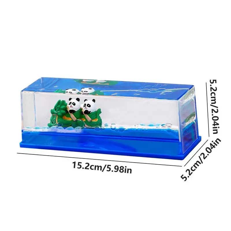 Liquid Hourglass Desktop Decoration