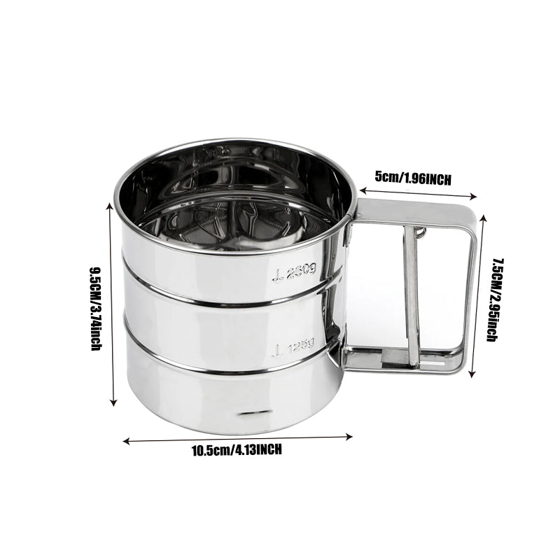 Semi Automatic Multifunctional Baking Flour Sifter Cup