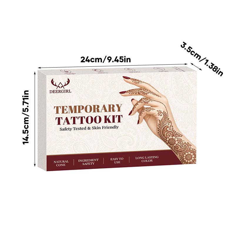 Temporary tattoo hand-painting paste