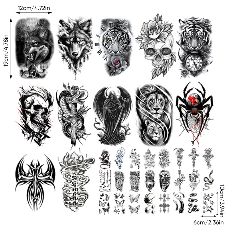 Temporary Tattoos Sticker  Set
