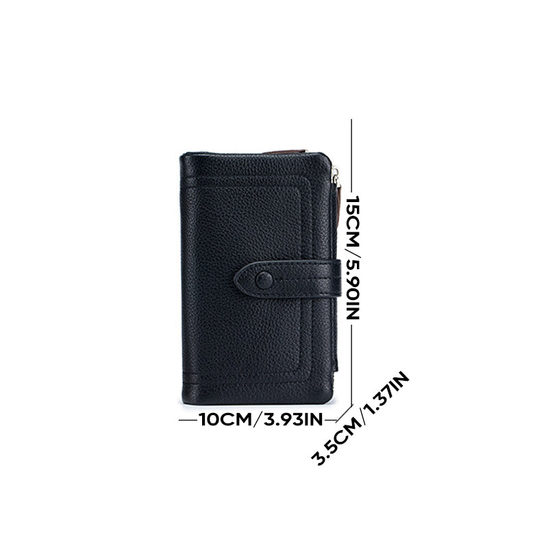 Multifunctional Short Trifold Wallet