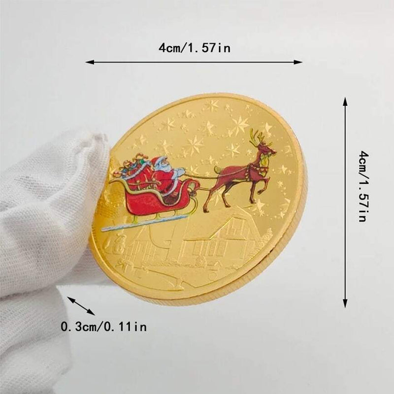 Santa Gold Coins for Christmas Eve Boxes