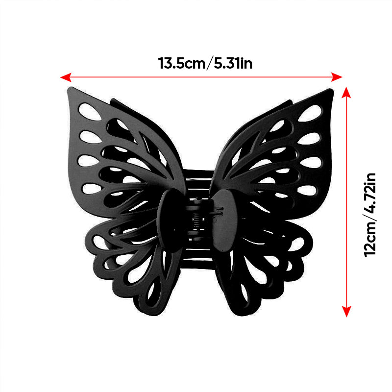 Butterfly Cutout Tassel Large Hair Clip