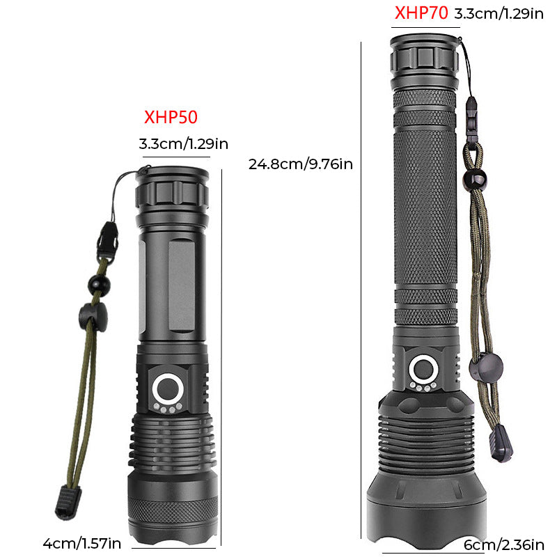 LED Rechargeable Tactical Laser Flashlight