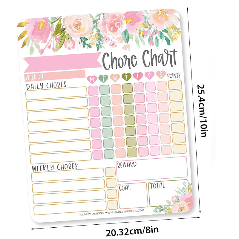Children's Chore Chart Fridge Magnets