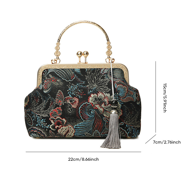 Brocade Elegant Republican Small Handbag