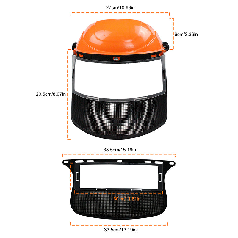 Clear Vision Face Cover for Construction Work