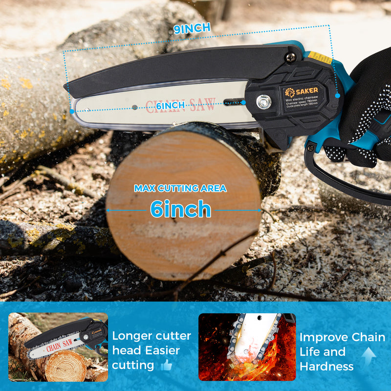 Electric Cordless Chainsaw for Tree Branches