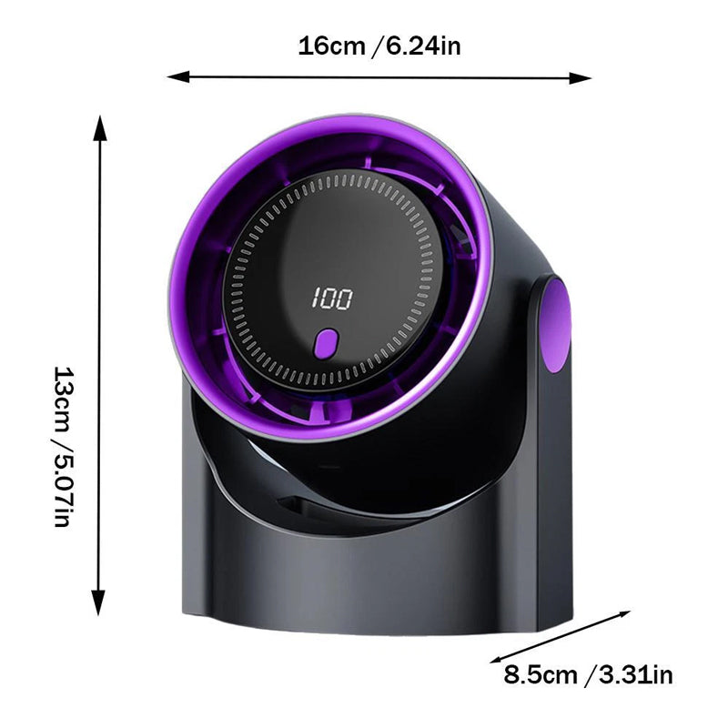Digital Display Rechargeable USB Fan