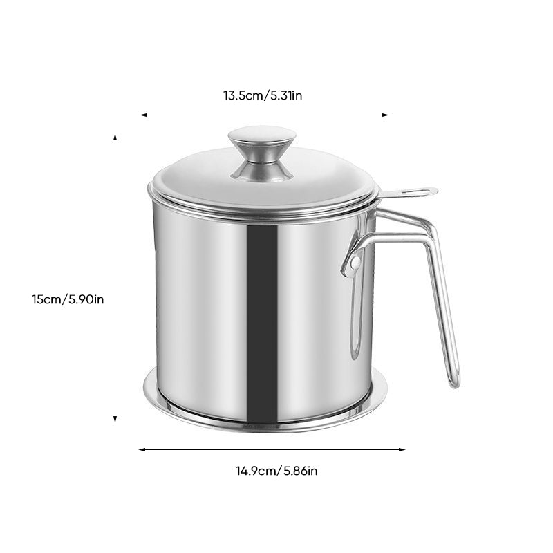 Stainless Steel Oil Filter Pot