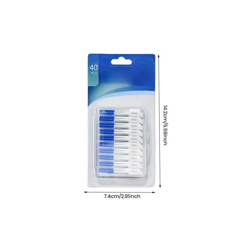 Tooth crevice brush