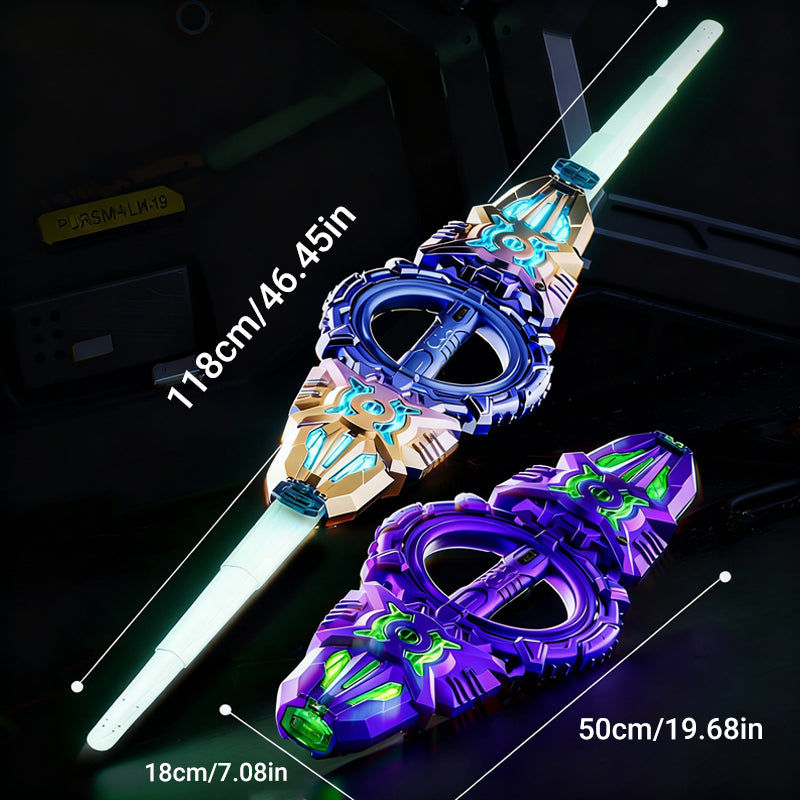 Fire Spin Sword Double-Edged Lightsaber