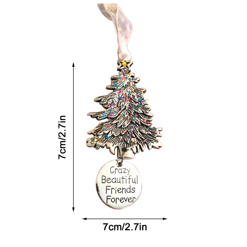Crazy Beautiful Friends Forever - Angel Ornament Christmas Gift