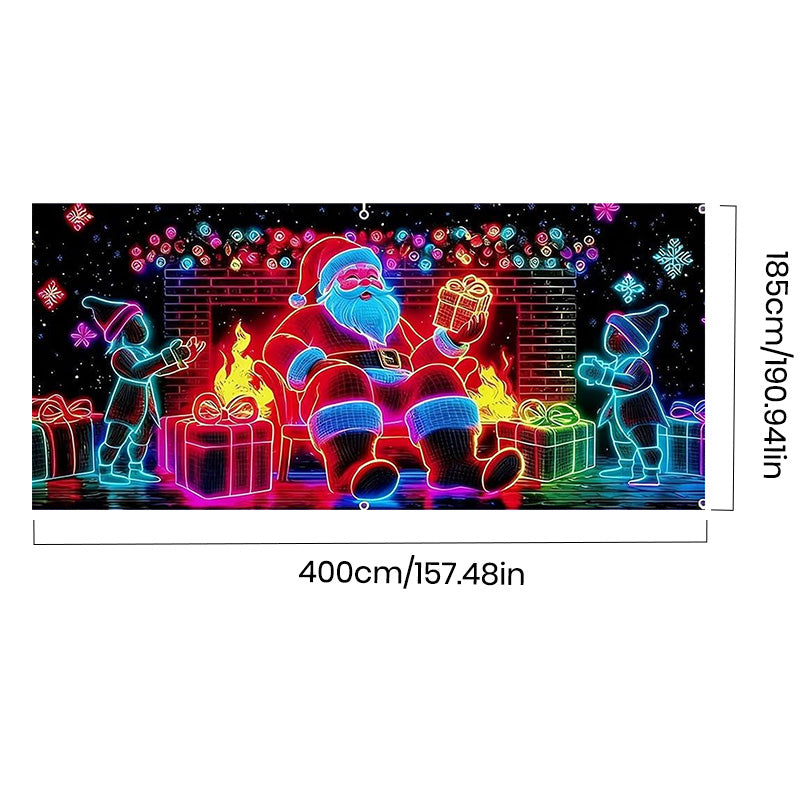 Christmas Garage Door Cover Banner