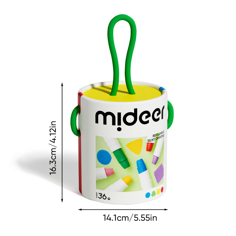 Replaceable refill quick-drying crayons