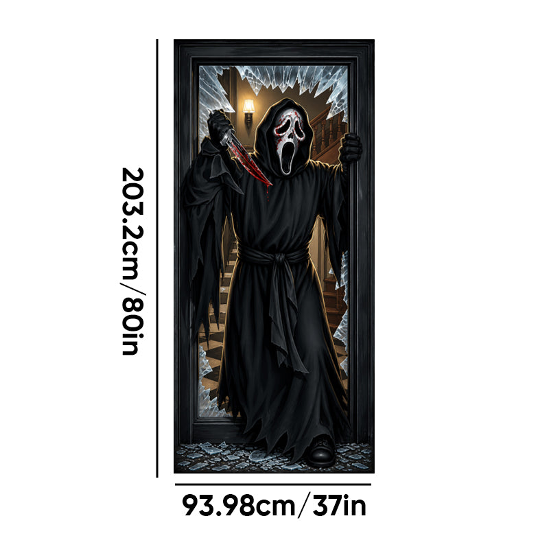 Halloween Elastic Door Cover
