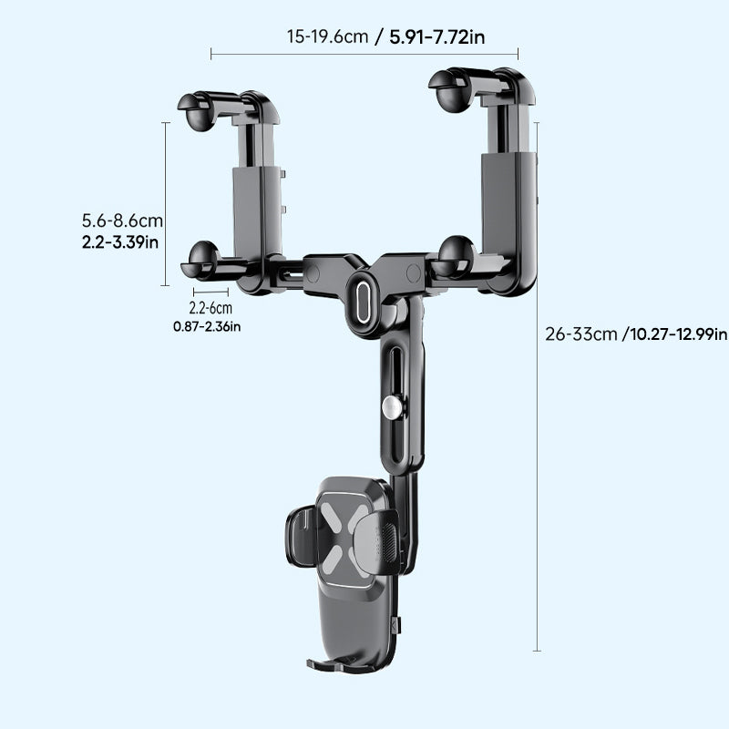 Car rearview mirror mobile phone holder