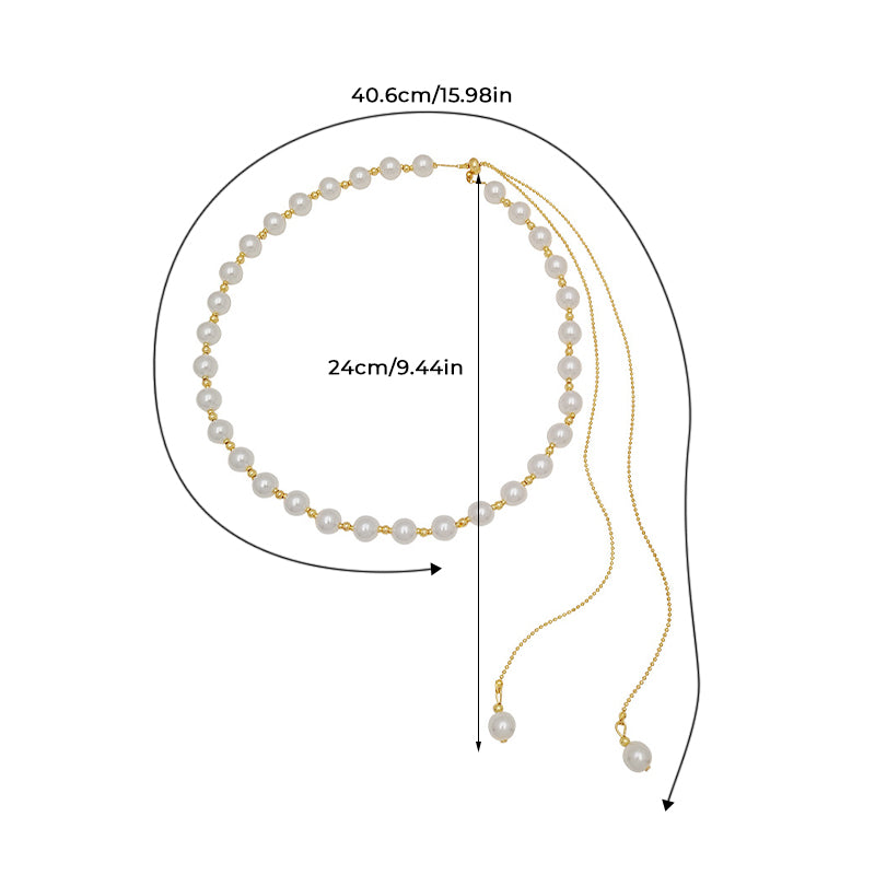 Pull-out Pearl Necklace