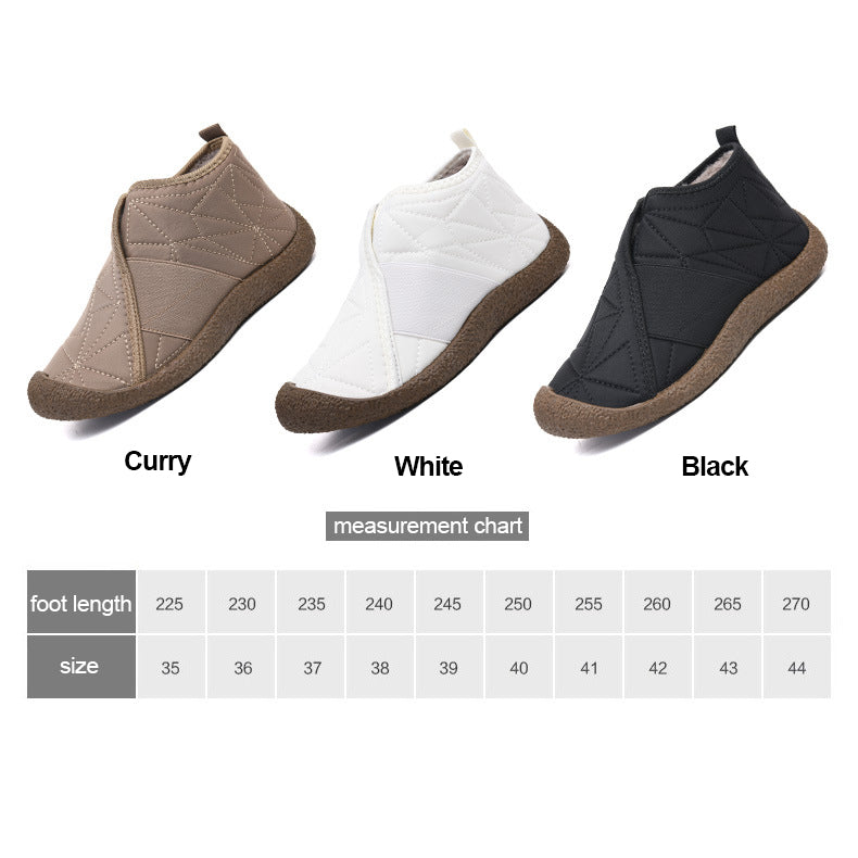 Thickened fleece snow boots