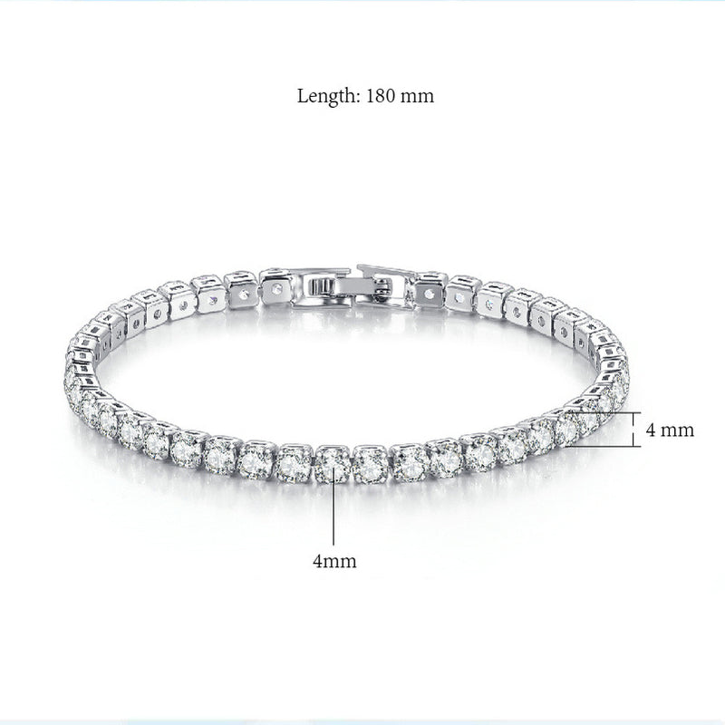 Sparkling Moissanite Bracelet