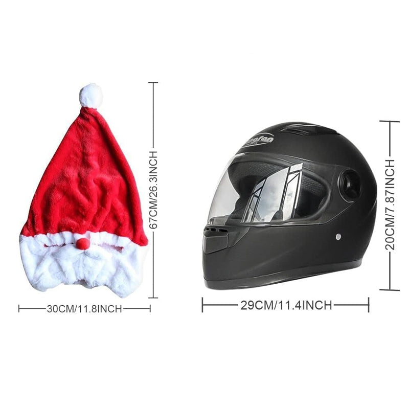 Christmas Santa Motorcycle Helmet Cover