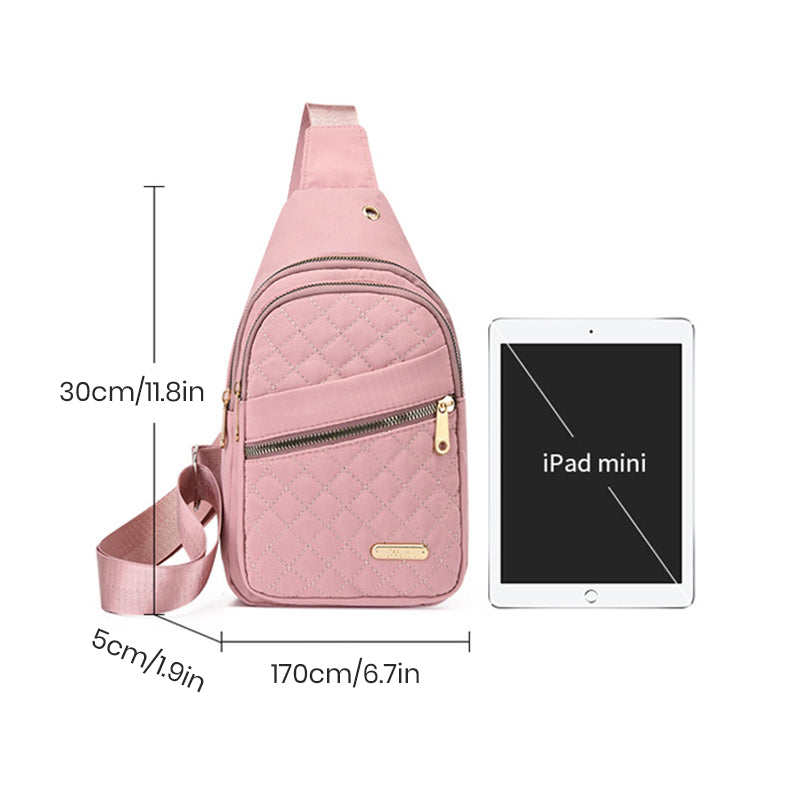 Diamond Checkered Crossbody Bag