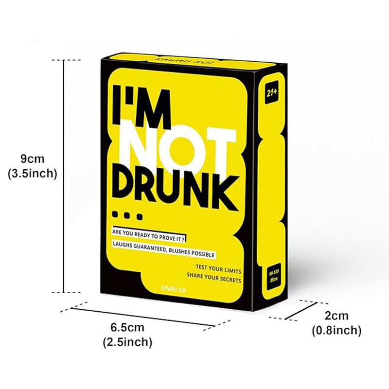 I'M NOT DRUNK - Party Drinking Game for Game Nights