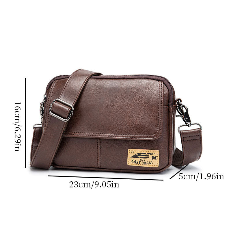 Square Vintage Messenger Bag