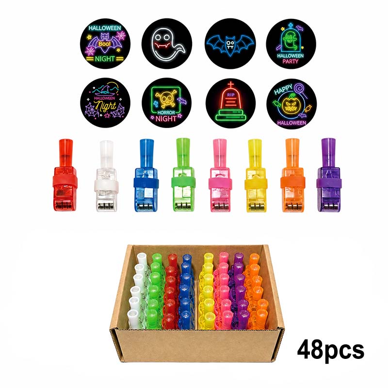 Halloween pattern finger projector lights