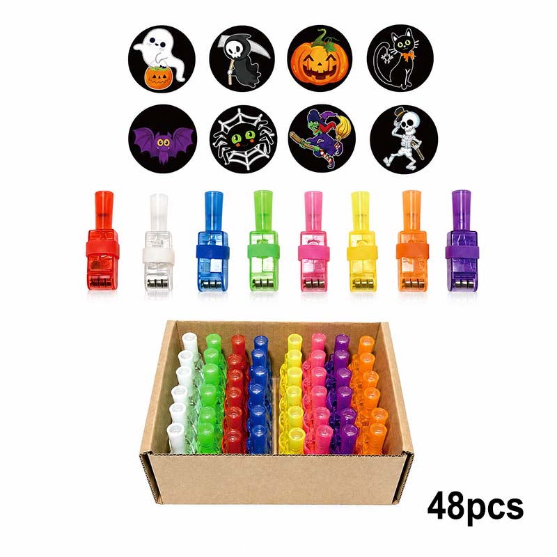 Halloween pattern finger projector lights