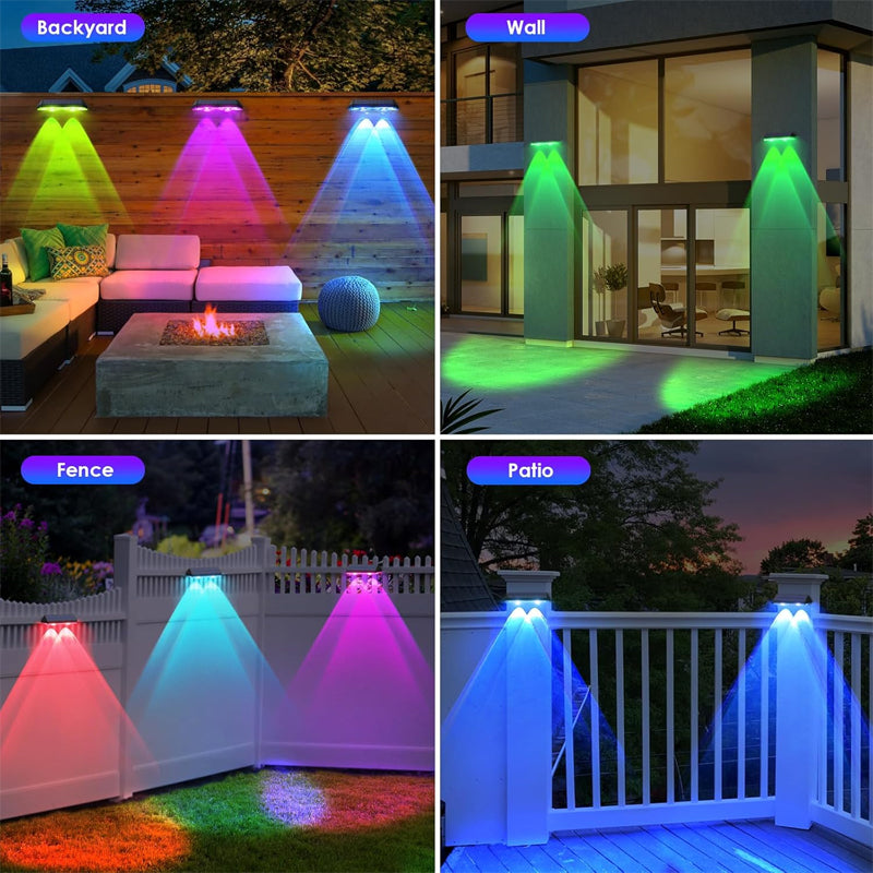 Outdoor Solar Fence Lights