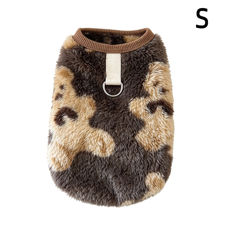 Pet Plush Pull-Tab Vest