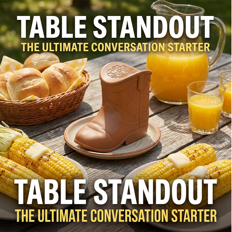 Boot-Shaped Butter Spreader
